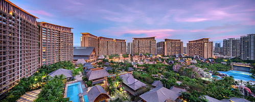 【特惠五钻酒店】★三亚湾红树林度假世界-步行到亚马逊丛林水乐园和红树林探险王国童玩中心