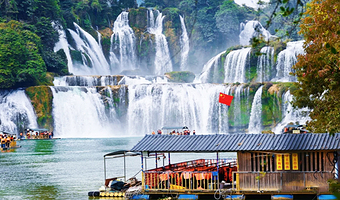 德天跨国瀑布景区+通灵大峡谷二日游【住明仕度假村  可骑行 多套餐可选   漫游夜明仕】