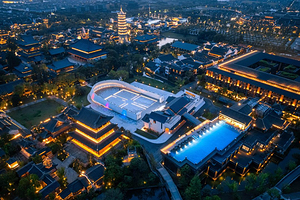 【景区内高端推荐】濮院时尚古镇梅尚度假酒店1-2晚+无限次濮院时尚古镇门票+赠送交子40文+梅尚康乐中心体验