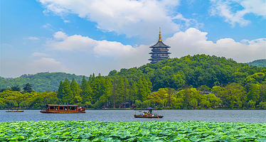 杭州西湖风景名胜区+西湖游船+雷峰塔+灵隐寺一日游【15人/29人团·真纯玩·导游讲解，可选西湖雷峰塔乌镇】