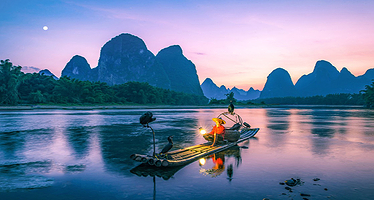 桂林龙脊梯田四日游【商务跟团游 兴坪/四星游船+遇龙河竹筏+龙脊3大体验+象鼻山+800米吊脚楼+特色美食】