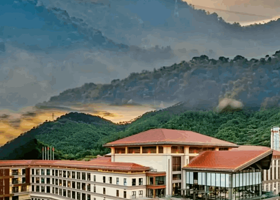 南昆山美泉谷嘉华度假酒店住1晚含2大1小早餐+无限次温泉+无边际泳池+水上乐园+打卡网红景点