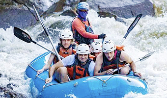 一日游【清迈粘粘瀑布一日游可选A级白水漂流 皮划艇 ATV越野摩托 大象保护营 可接送】