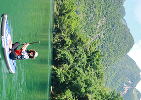 贵州黔西南安龙坝盘丛林户外桨板俱乐部【多套餐可选/3岁以上可体验】