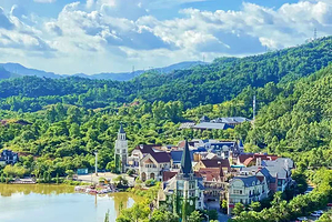 【官方大促】佛山美的鹭湖岭南东方酒店1晚+双人美的鹭湖半山汤谷/美的鹭湖水世界/美的鹭湖探索王国+双早