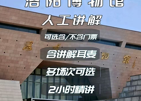 河南洛阳博物馆2小时人工讲解+无线耳麦