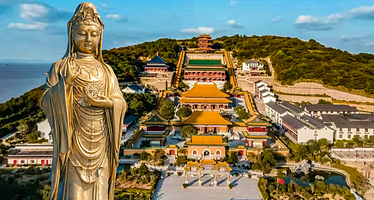 舟山普陀山风景区一日游【佛顶山单程/往返索道+吉祥香/佛珠】
