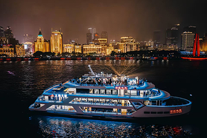 上海黄浦江游船（十六铺码头）【网红龙船+自助餐/水晶公主号游船+自助餐可选】