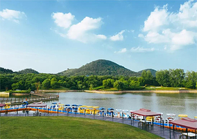 【汤山紫清湖旅游区内】★南京紫清湖温泉度假区1晚+双早+双人无限次森林温泉+可选双人无限次紫清湖野生动物世界