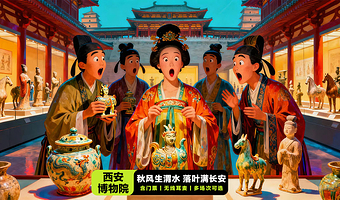 西安博物院+小雁塔(荐福寺)人工讲解1.5小时【含门票+含耳麦】