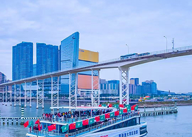 【澳门环岛游丨珠澳夜游】观港珠澳大桥+珠海湾仔旅游码头出发丨快速出票丨全程90分钟丨日游丨夜游观光船票