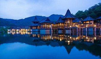 惠州中海汤泉酒店·多房型可选·含双早+下午茶+温泉泳池游船