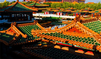 【京郊度假热门地】固安天下第一城畅玩/戏剧魔方观影券/手工/古装换装+住正安宫酒店