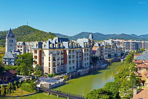 【限量免升景观阳台房】广州花都中旅阿那亚九龙湖·公主酒店+早餐+门票