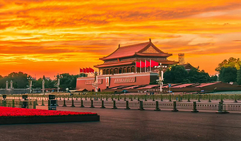 北京天安门广场+天安门城楼+天安门广场-国旗一日游