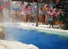 【酒店套餐】中铁花水湾温泉酒店1晚+早餐+双人2次四季温泉谷