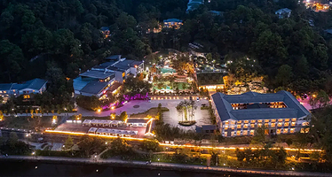 【暖冬特惠】重庆温泉威特卡丝东温泉大酒店住宿1晚含双早+双人温泉票【温泉酒套】