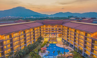 【酒店套餐】三亚海棠湾国寿嘉园逸景套房酒店高级池景双卧套房1晚+双早+免费使用健身房+户外泳池