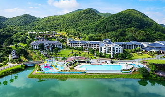 【酒店套餐】韶关乳源蓝山源岭南东方温泉酒店2天1晚+双人早餐+双人无限次温泉+儿童淘气堡+赏小黄果树瀑布