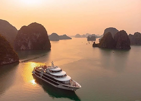 下龙湾+天堂岛一日游【虹膜号游轮/豪华5星游轮+游轮自助午餐+纯玩0购物】