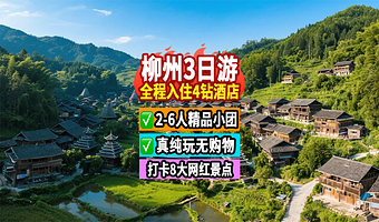 柳州龙潭公园+柳州马鞍山公园+窑埠古镇+程阳八寨+三江鼓楼+柳州工业博物馆+柳州文庙三日游