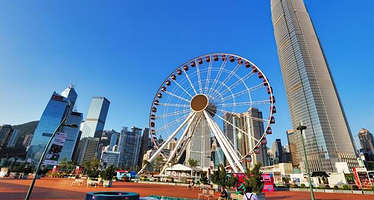 香港摩天轮+沙田马场+维多利亚港一日游【乘敞篷巴士游香港市区（新品网红线）】