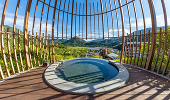 连州温德姆温泉度假酒店+早餐+2日无限次瑶浴温泉+下午茶+洛神古景区，可升级采摘/地下河景区/云冰山景区套餐