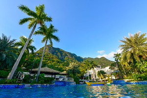 【五星酒店】广州碧桂园金叶子温泉度假酒店1晚+双人增城金叶子温泉 可加购白水寨风景名胜区+双早