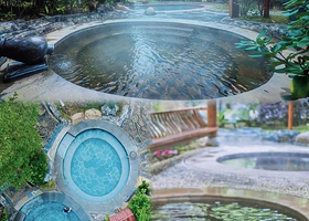 【住园区外，步行100米到温泉】剑河温泉林森收藏主题酒店住1晚+2人单次剑河仰阿莎温泉小镇门票