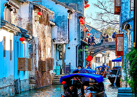 苏州周庄一日游【优选团•可选游船/演出票/摇橹船•套餐任选•资深导游•同里/拙政园可选】