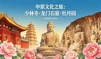郑州少林寺+龙门石窟+卢舍那大佛一日游【官方优选+赠耳麦+深度讲解+赠旅游保险+上门接+不进购物店+天天发团】