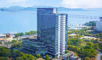 【近普陀山风景区】舟山雅高铂尔曼酒店1-2晚+双人早餐+可选双人工作午餐1份/精致礼包/码头免费接送+儿童乐园