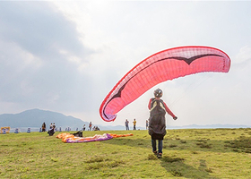 北京平谷滑翔伞头号飞行基地一日游【滑翔伞飞行体验】