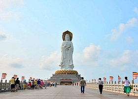 三亚南山寺+天涯海角一日游（含门票+大巴接送+纯玩+无购物）