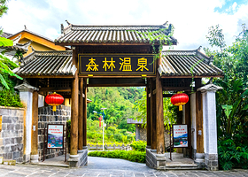 【酒店套餐】腾冲荷花温泉芭蕉关马帮客栈1晚+荷花森林温泉门票2张（不限制次数入园）+客栈早餐2人