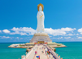 三亚南山文化旅游区+南山海上观音+天涯海角+大小洞天一日游【真纯玩！不卖佛牌|多集合点接送丨可选专车】