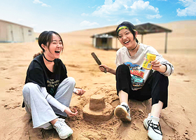 银川腾格里沙漠+沙坡头+66号公路一日游【6人嗨小团/纯玩无购物/亲子游/地道沙漠玩法/含门票/市区上门接送】