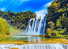 黄果树瀑布+天星桥+陡坡塘瀑布一日游【品质纯玩 可选头等舱保姆车】