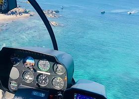 惠州双月湾直升机空中游览【不同航线可选/换个视角游双月湾】