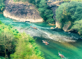 温州江心屿+雁荡山+楠溪江风景旅游区三日游【3天2晚·温州南站免费接送、住宿舒适酒店、赏夜景观瀑布】