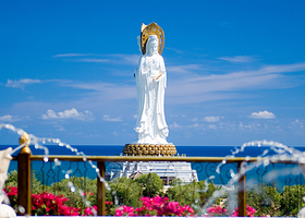 三亚南山文化旅游区+天涯海角+大小洞天一日游【108米海上观音+抱佛脚+往返接送】