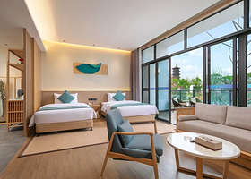 【酒店套餐】婺女洲度假区茶圣•奢野度假酒店 独栋别墅+门票2张+遇见婺源票2张+游船2张+打铁花+射箭+早餐