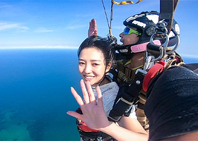 琼海博鳌海上跳伞基地一日游【博鳌跳伞/海景跳伞/极限运动/官方直营】