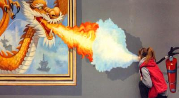 下线 -- 《龙出没》珠海主题3D艺术展