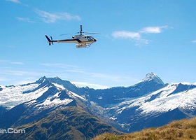 皇后镇直升机阿斯帕林山飞行