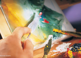 红栏休闲油画沙龙（福田华彩画场）