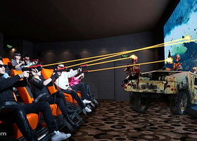 韩国7D电影互动体验馆