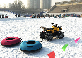 红星花卉大观园嬉雪