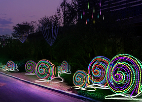 崇州国庆金秋田园灯会