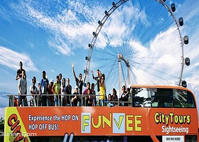 新加坡24小时随上随下敞篷观光车